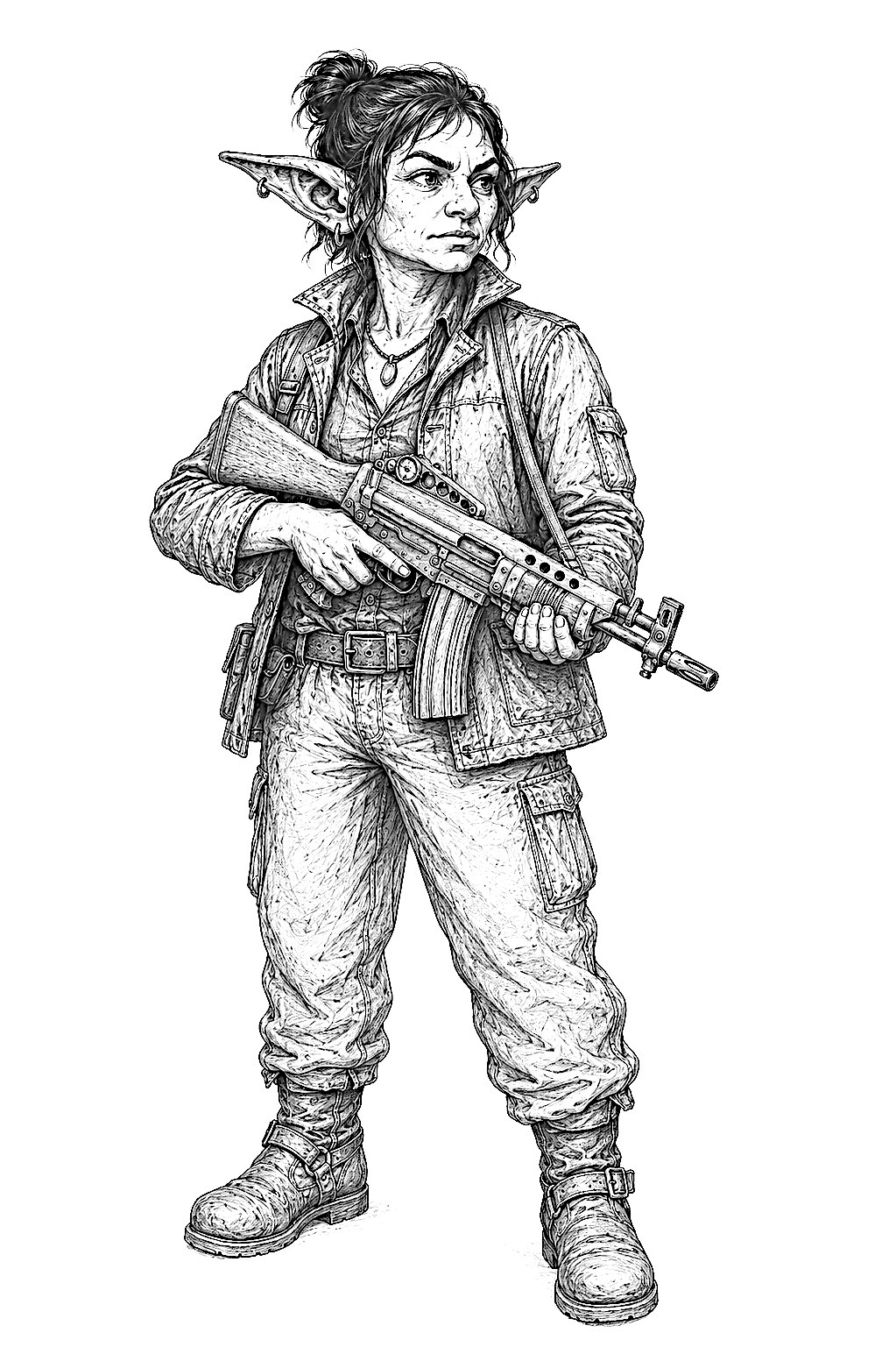 GoKabi Defender carrying a compact Clever Carbine