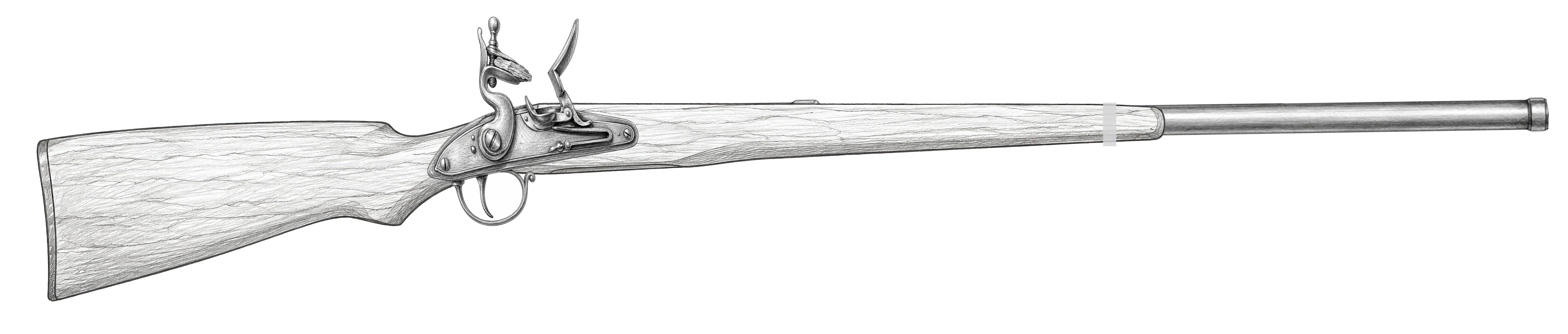 18.5 mm Spark Lock rifle